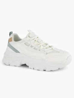 Oxmox Witte Chunky Sneaker-Dames Sneakers