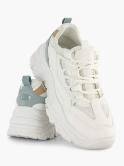 Oxmox Witte Chunky Sneaker-Dames Sneakers