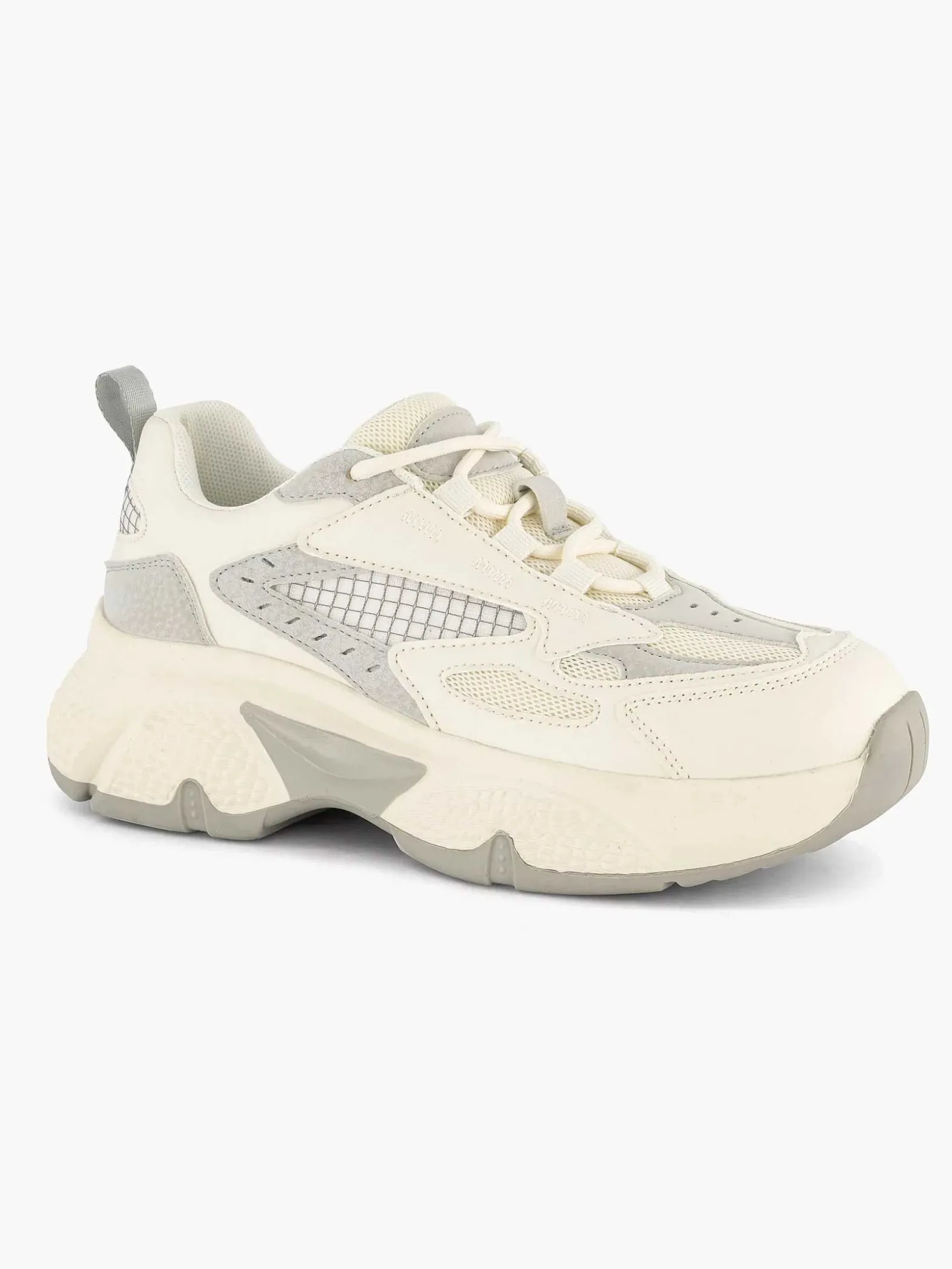 Oxmox Witte Chunky Sneaker-Dames Sneakers