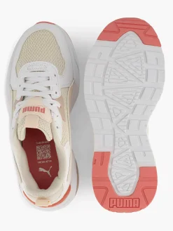 Puma Witte Chunky Sneaker Trinity Lite-Dames Sneakers