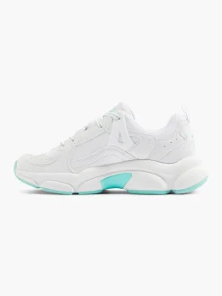 FILA Witte Chunky Sneaker Turqoise Zool-Dames Sneakers