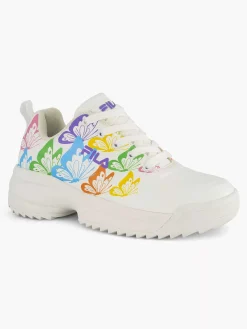 FILA Witte Chunky Sneaker Vlinders-Dames Sneakers