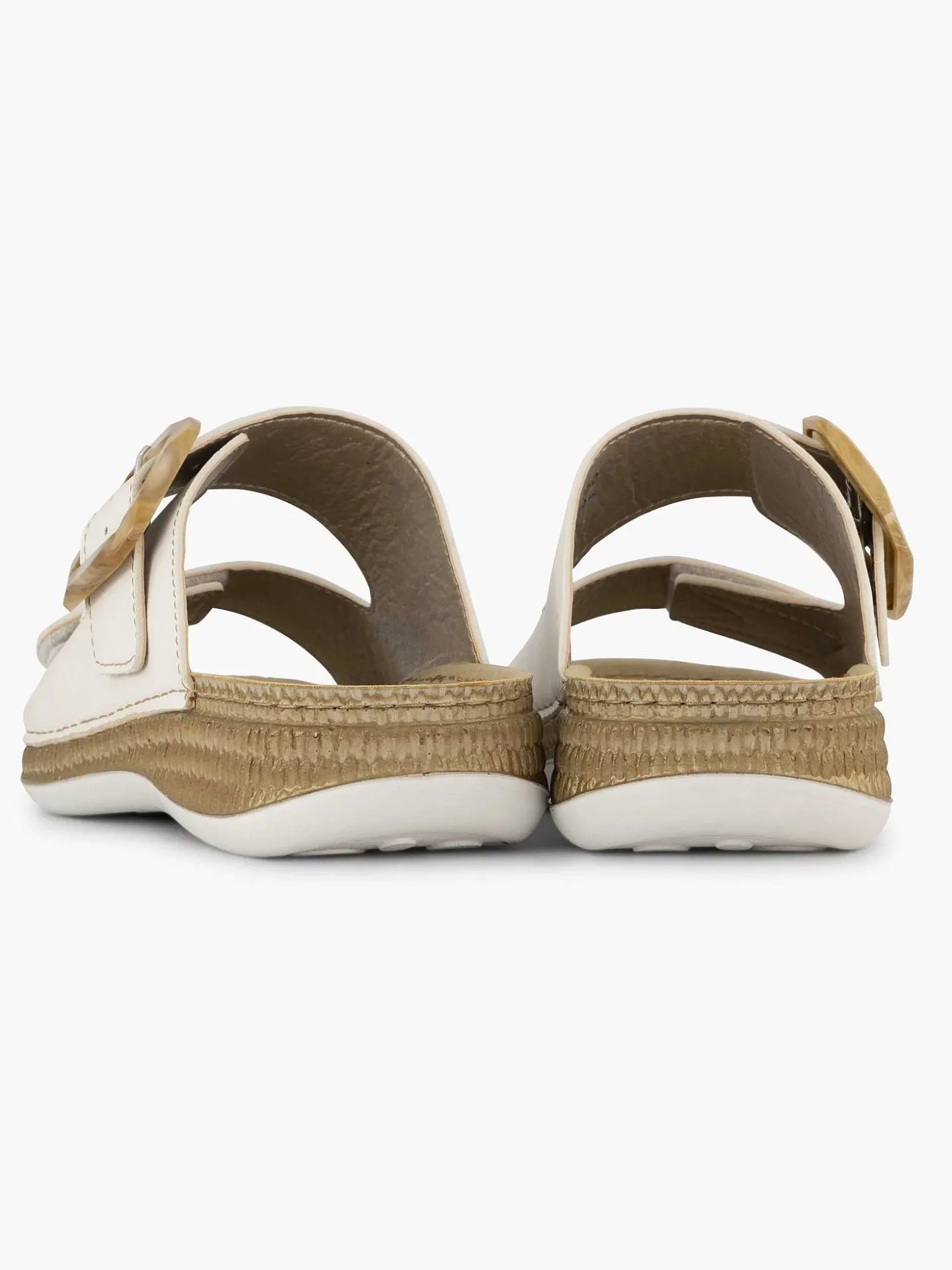 Easy Street Witte Comfort Slipper-Dames Comfort Schoenen