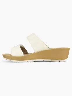Easy Street Witte Comfort Slipper-Dames Comfort Schoenen