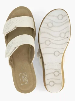 Easy Street Witte Comfort Slipper-Dames Comfort Schoenen