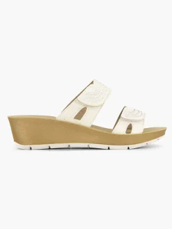 Easy Street Witte Comfort Slipper-Dames Comfort Schoenen