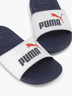 Puma Witte Coolcat 2.0 Ps-Kinderen Jongensschoenen