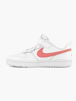 Nike Witte Court Borough Low 2-Kinderen Jongensschoenen