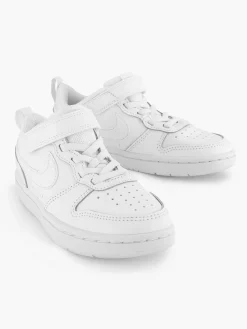 Nike Witte Court Borough Low 2-Kinderen Jongensschoenen
