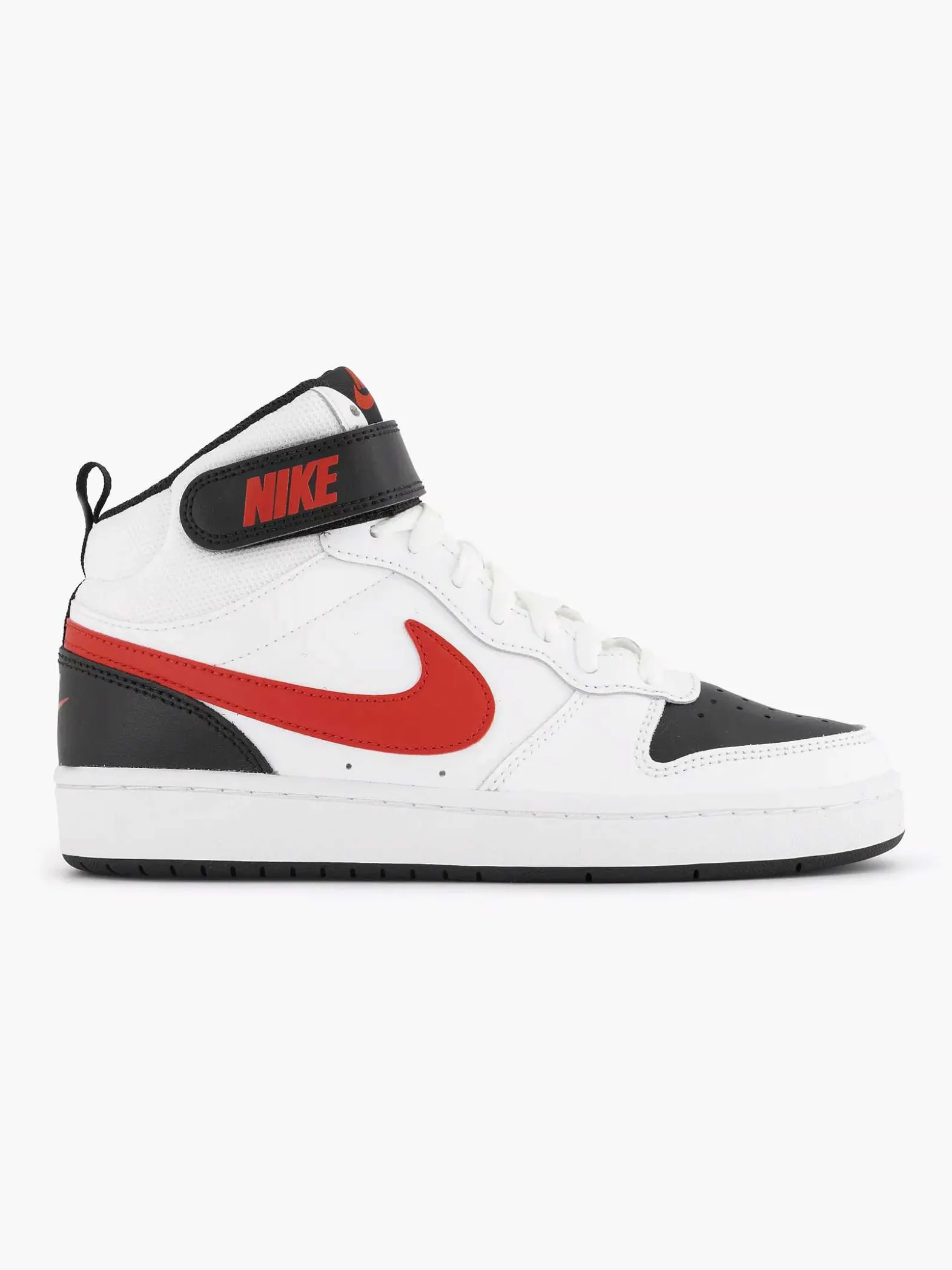 Nike Witte Court Borough Mid 2-Kinderen Jongensschoenen