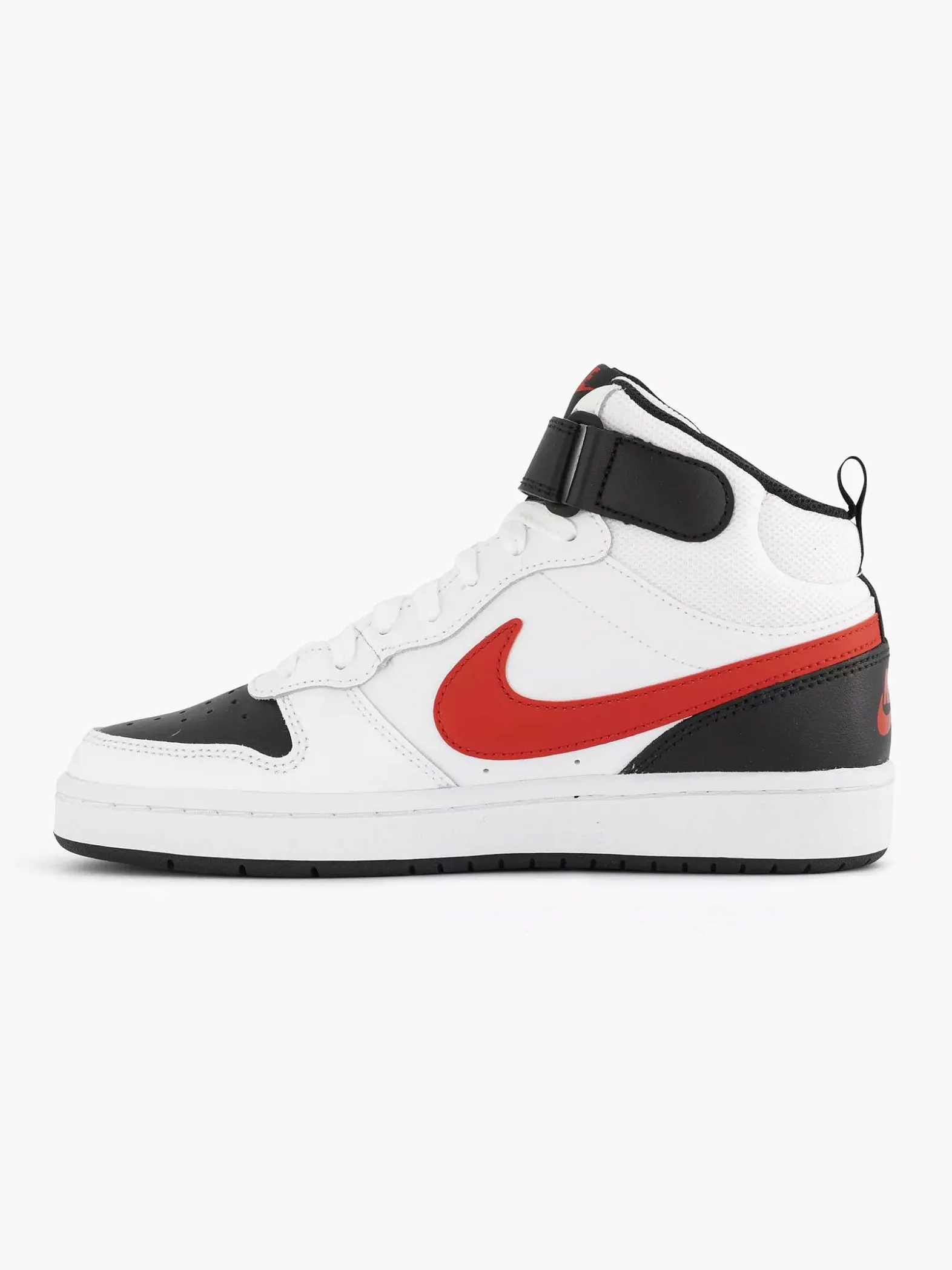 Nike Witte Court Borough Mid 2-Kinderen Jongensschoenen