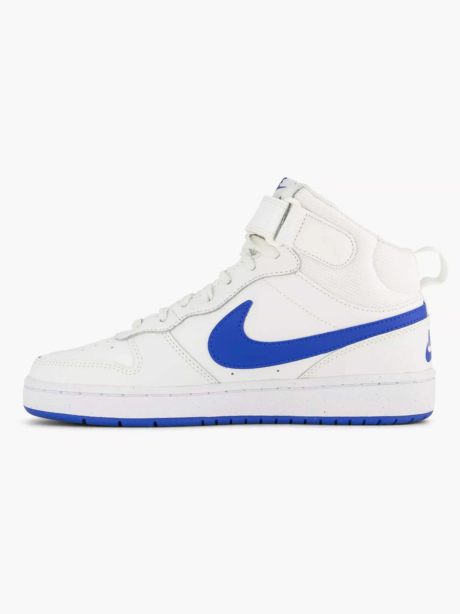 Nike Witte Court Borough Mid-Kinderen Jongensschoenen