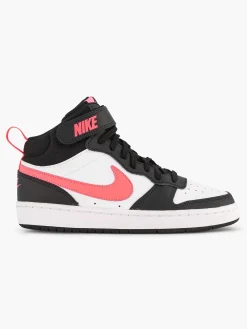 Nike Witte Court Borough Mid 2-Kinderen Jongensschoenen