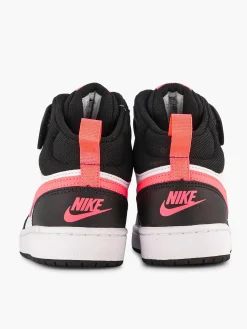 Nike Witte Court Borough Mid 2-Kinderen Jongensschoenen