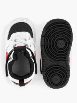 Nike Witte Court Borough Mid-Kinderen Jongensschoenen