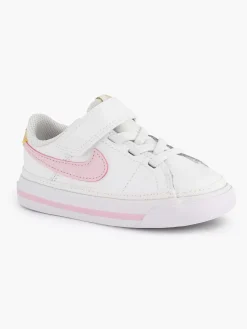 Nike Witte Court Legacy-Kinderen Jongensschoenen