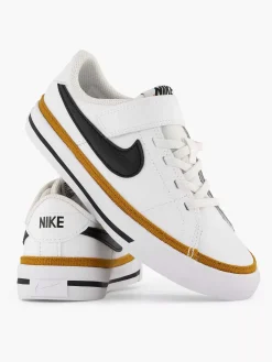 Nike Witte Court Legacy-Kinderen Jongensschoenen