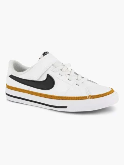 Nike Witte Court Legacy-Kinderen Jongensschoenen