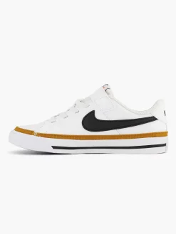 Nike Witte Court Legacy-Kinderen Jongensschoenen