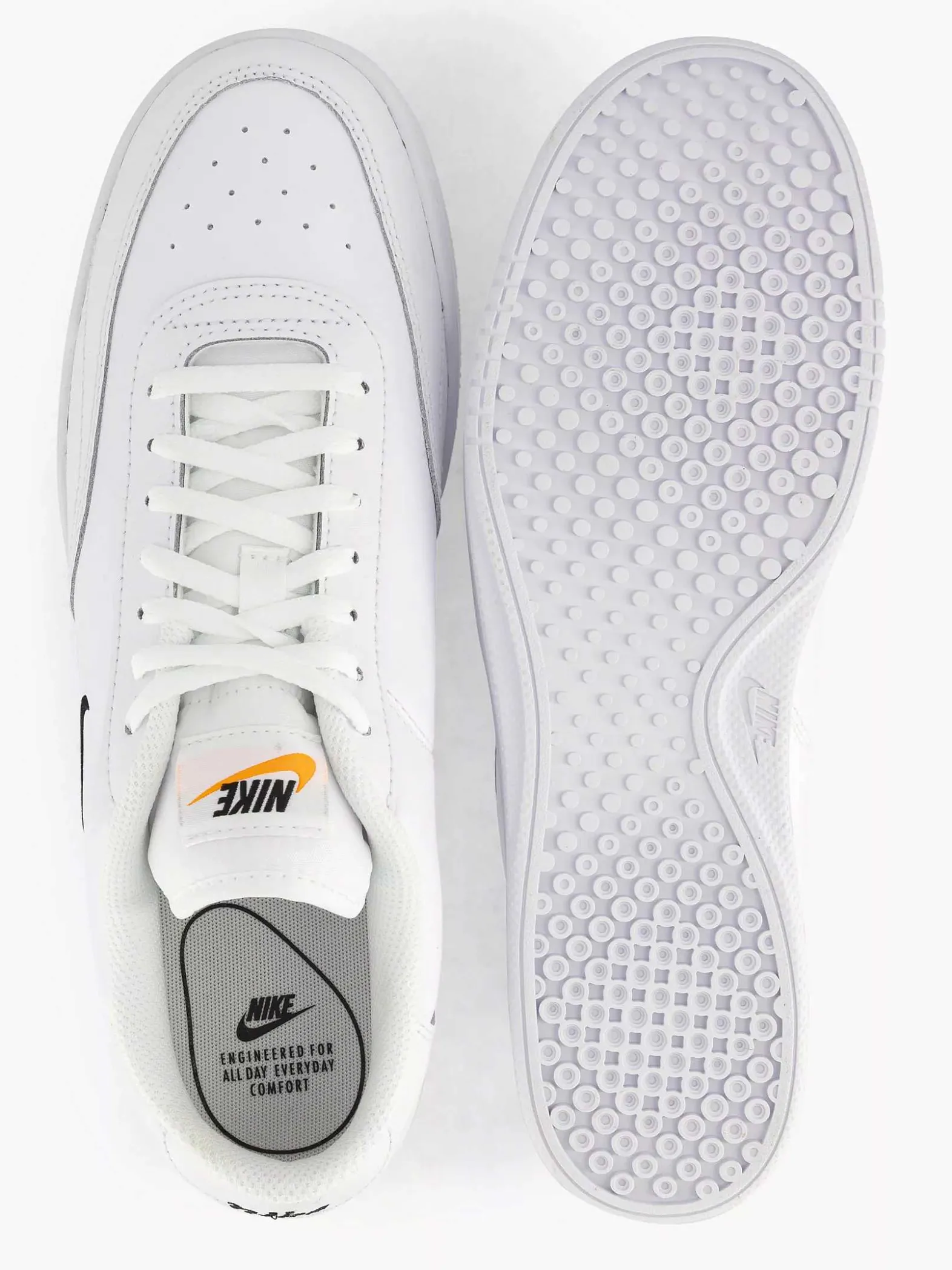 Nike Witte Court Vintage-Heren Sneakers
