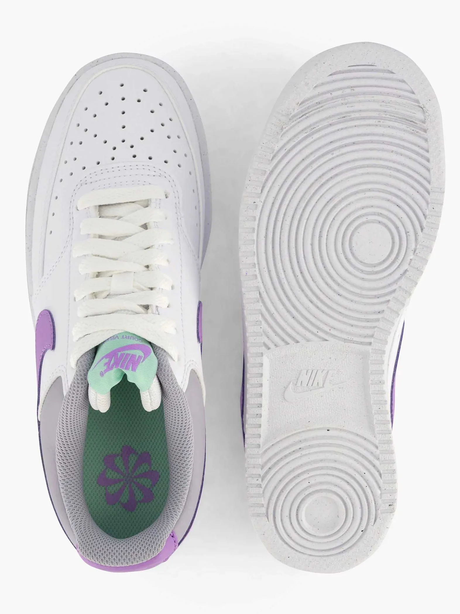 Nike Witte Court Vision-Dames Sneakers