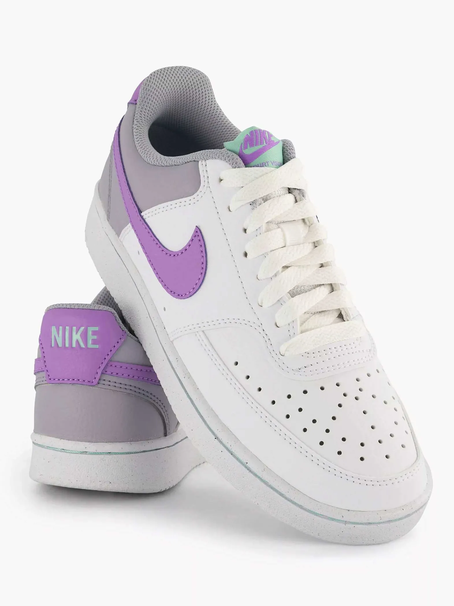 Nike Witte Court Vision-Dames Sneakers