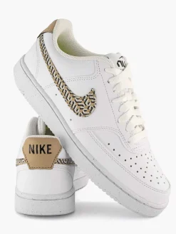 Nike Witte Court Vision Lo-Dames Sneakers