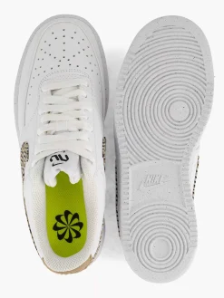 Nike Witte Court Vision Lo-Dames Sneakers