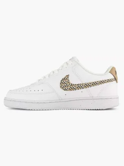 Nike Witte Court Vision Lo-Dames Sneakers