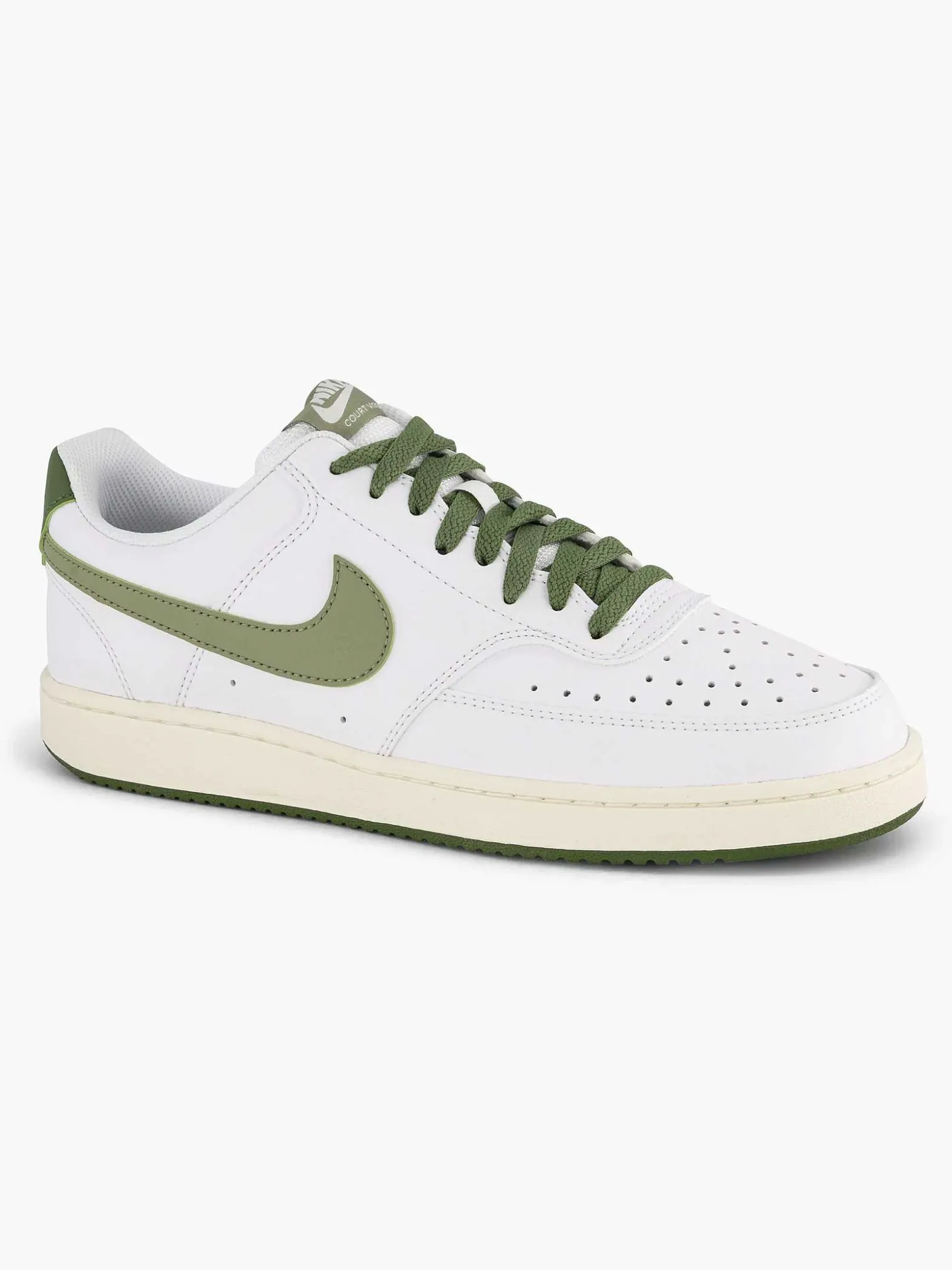 Nike Witte Court Vision Low-Heren Sneakers
