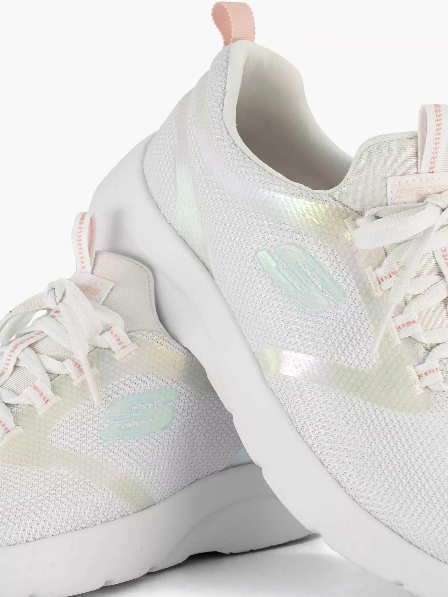 Skechers Witte Dynamight 2.0- Keep Shining-Dames Sneakers