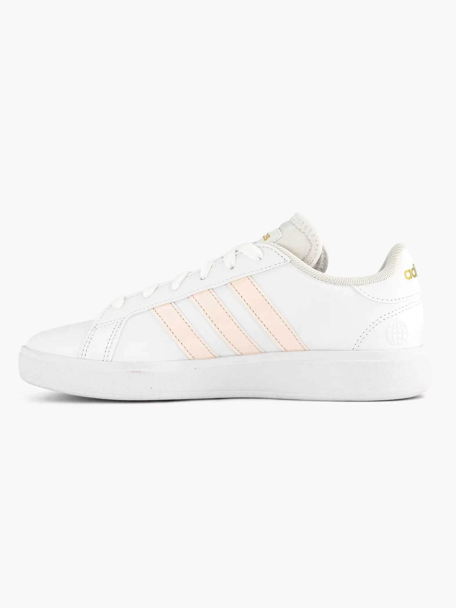 adidas Witte Grand Court Base 2.0-Dames Sneakers