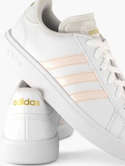 adidas Witte Grand Court Base 2.0-Dames Sneakers