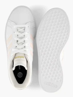 adidas Witte Grand Court Base 2.0-Dames Sneakers