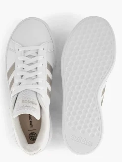 adidas Witte Grand Court Base 2.0-Dames Sneakers