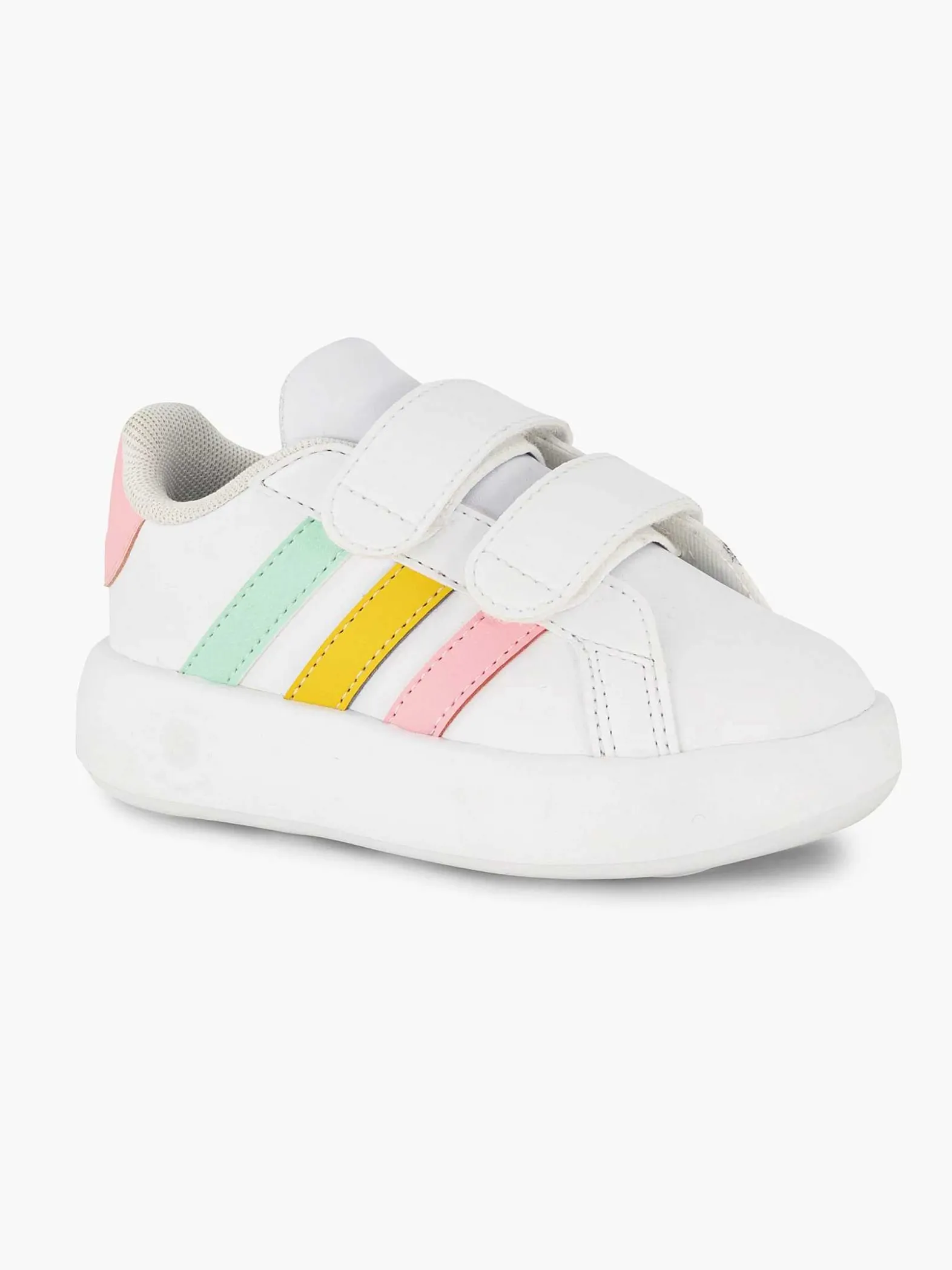 adidas Witte Grand Court 2.0 Cf I-Kinderen Jongensschoenen