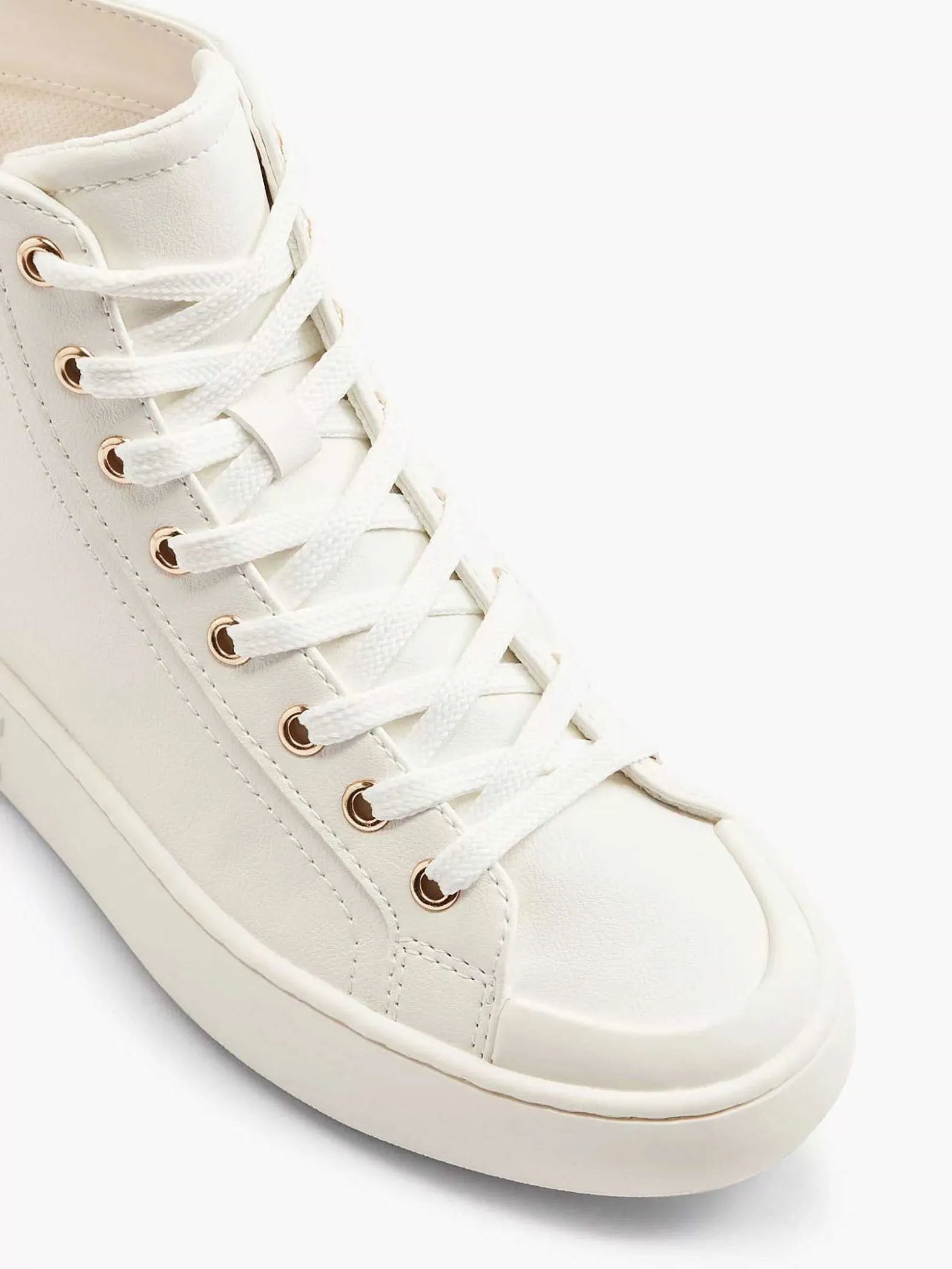 Graceland Witte Hoge Sneaker-Dames Sneakers