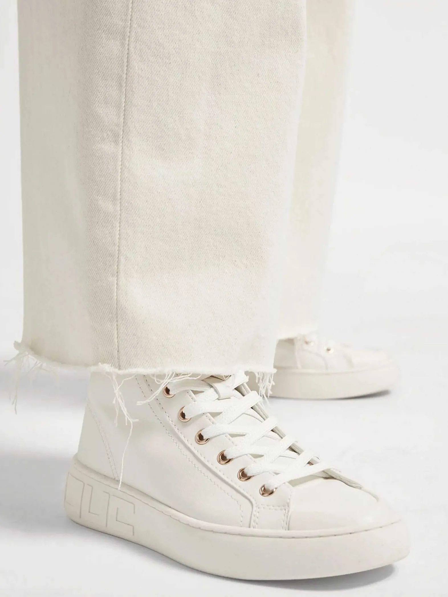 Graceland Witte Hoge Sneaker-Dames Sneakers