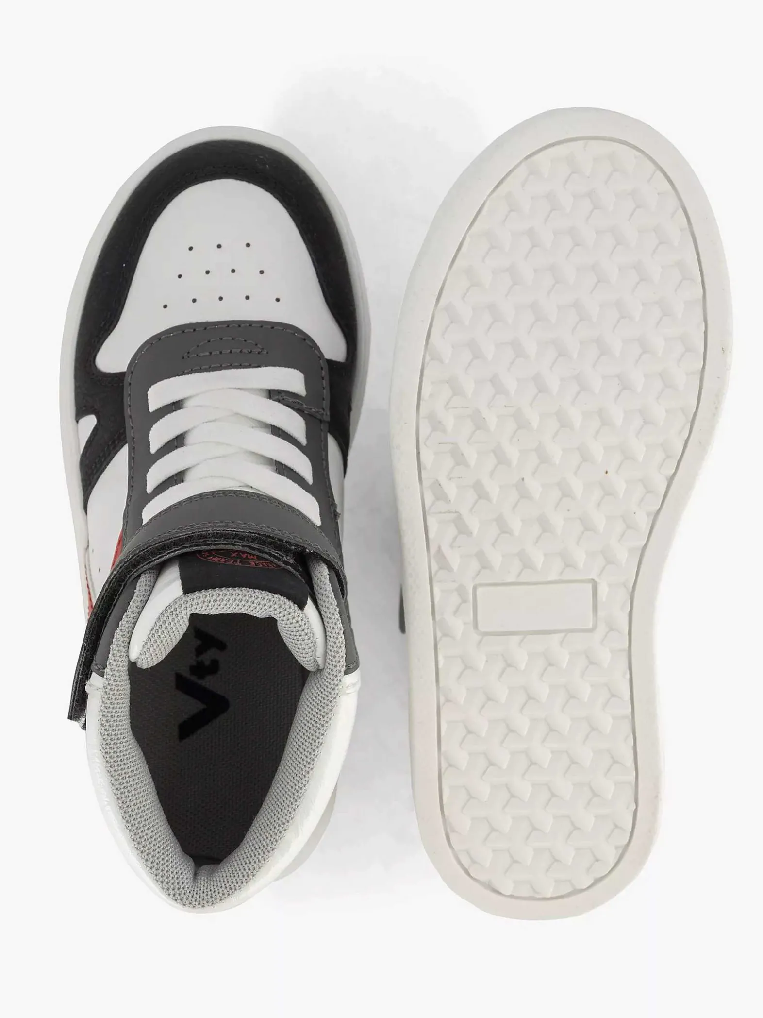 Vty Witte Hoge Sneaker-Kinderen Jongensschoenen