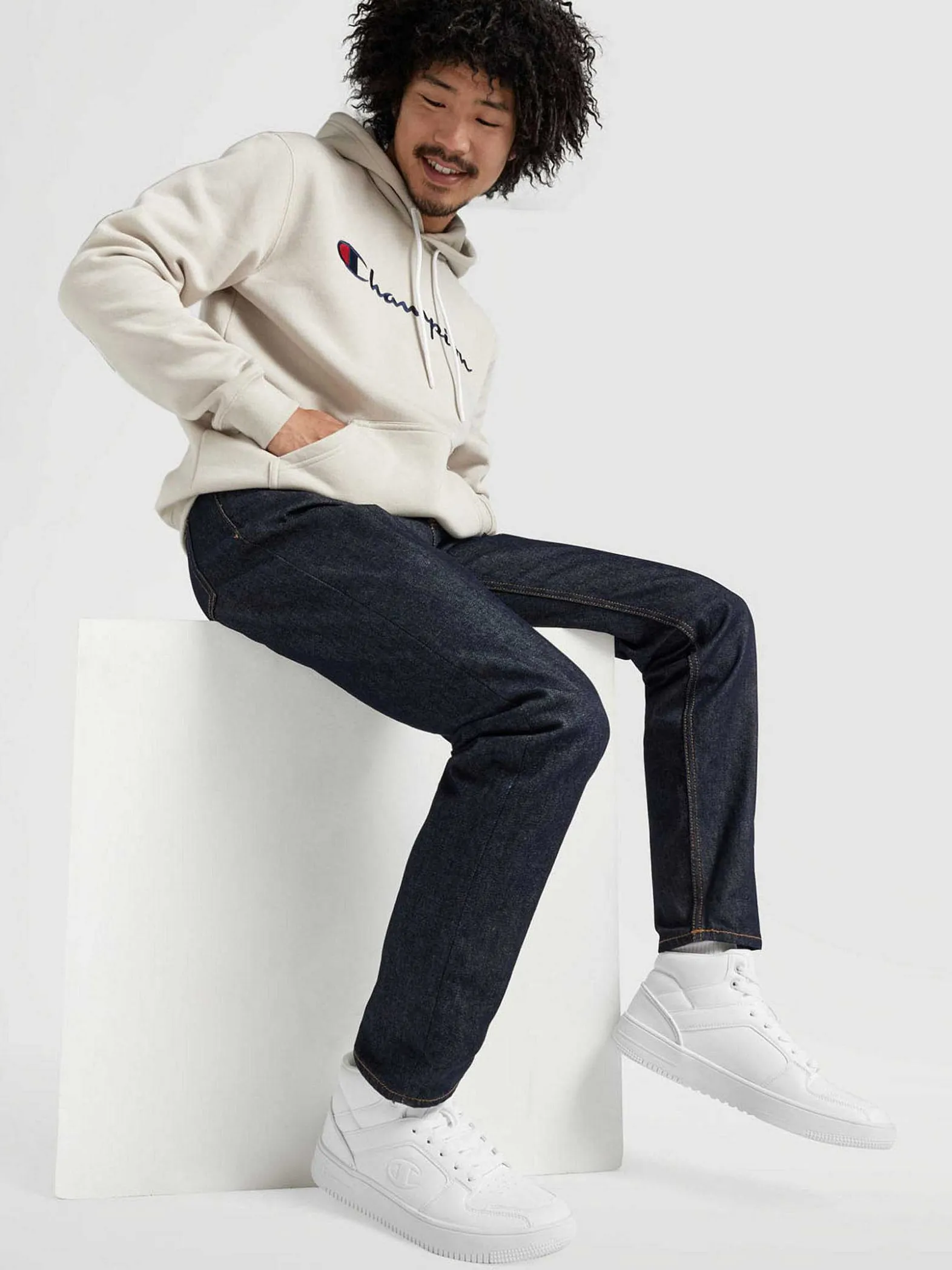 Champion Witte Hoge Sneaker-Heren Sneakers