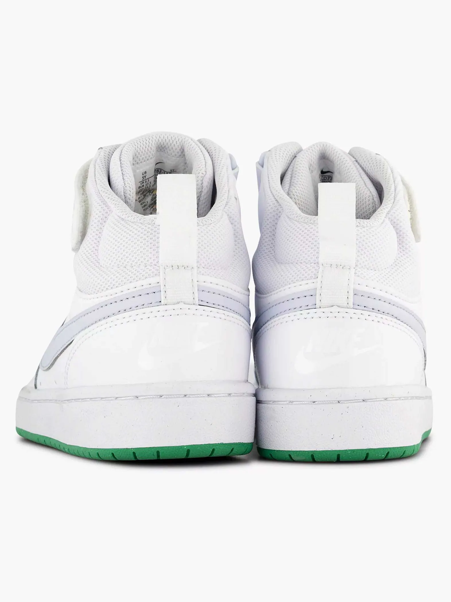 Nike Witte Hoge Sneaker Court Borough Mid 2-Kinderen Jongensschoenen