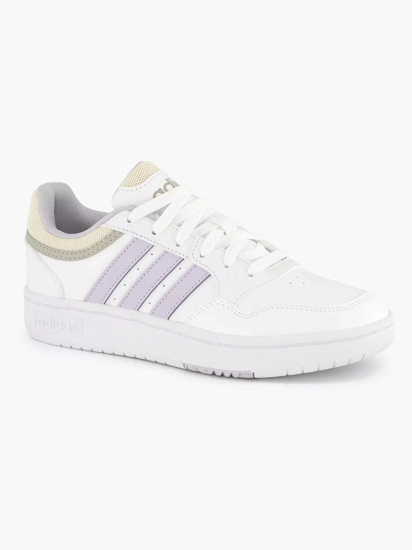 adidas Witte Hoops 3.0-Dames Sneakers