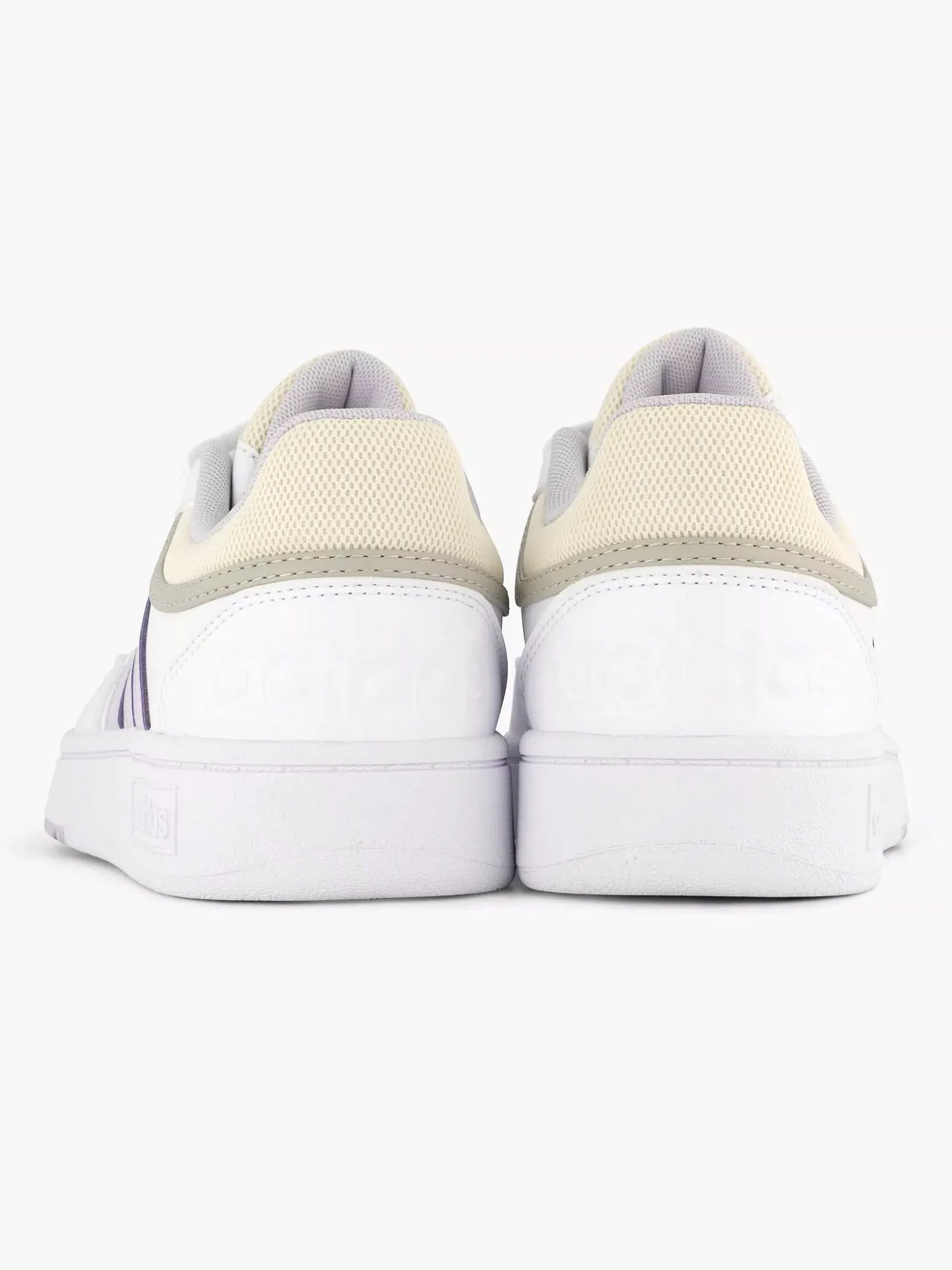 adidas Witte Hoops 3.0-Dames Sneakers