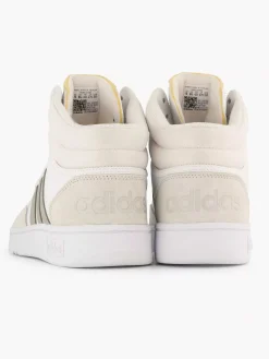 adidas Witte Hoops 3.0 Mid-Heren Sneakers