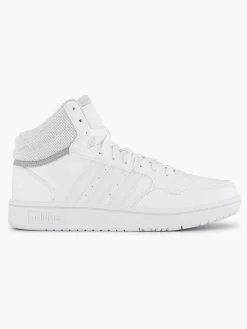 adidas Witte Hoops Mid 3.0 K-Kinderen Jongensschoenen