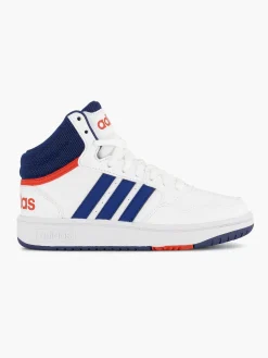 adidas Witte Hoops Mid 3.0 K-Kinderen Jongensschoenen