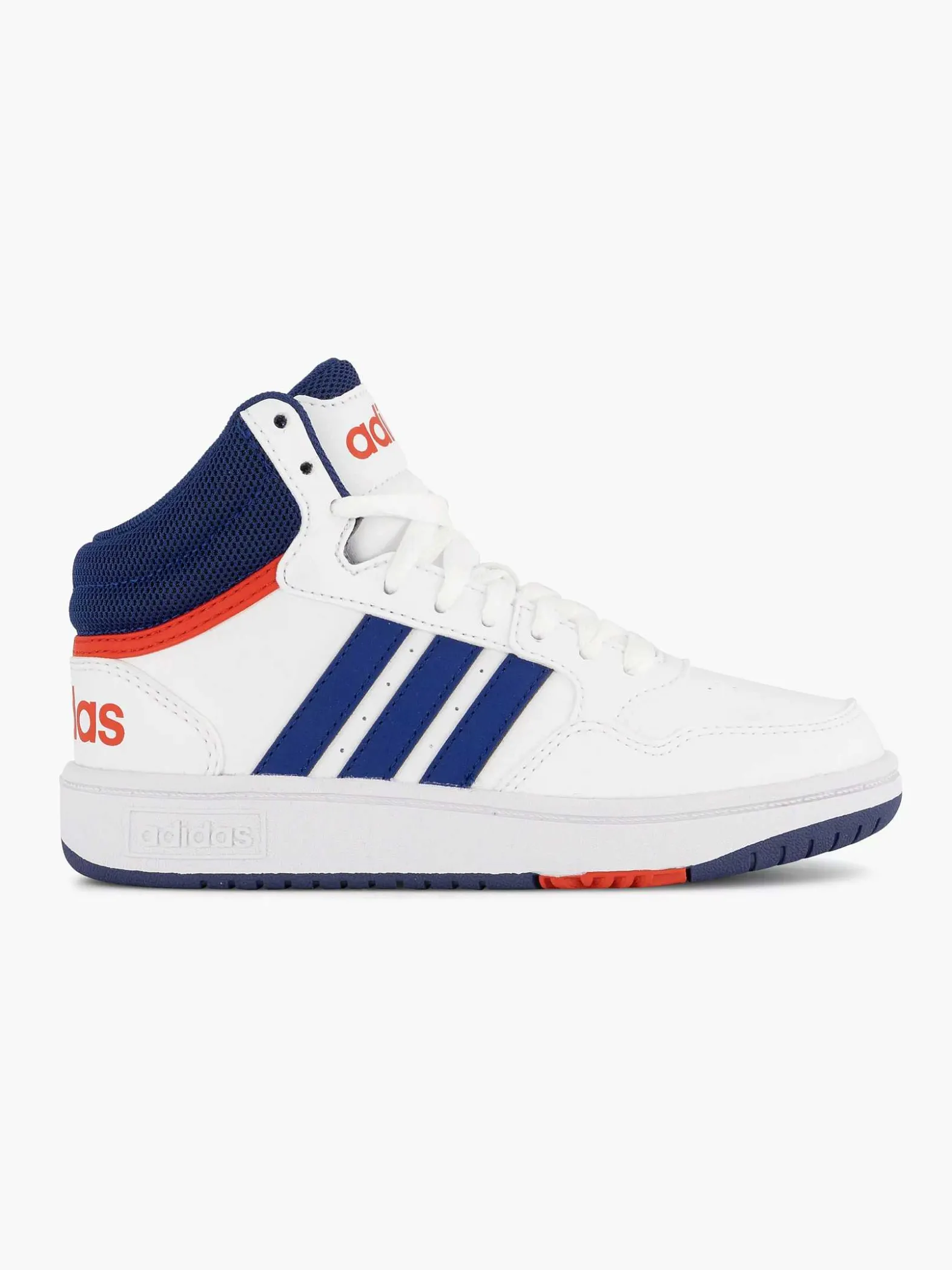 adidas Witte Hoops Mid 3.0 K-Kinderen Jongensschoenen