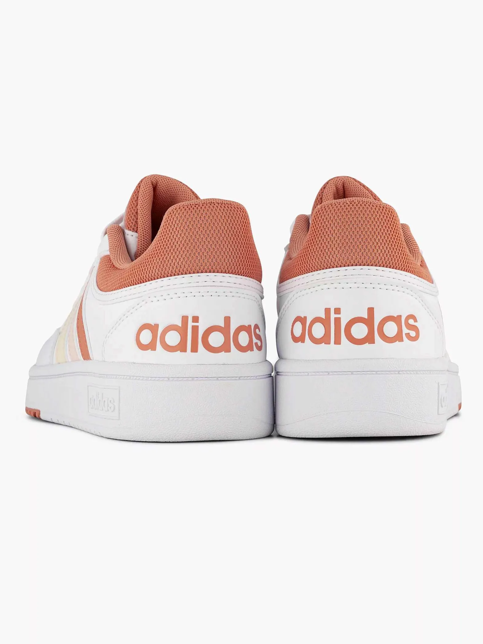 adidas Witte Hoops 3.0 W-Dames Sneakers