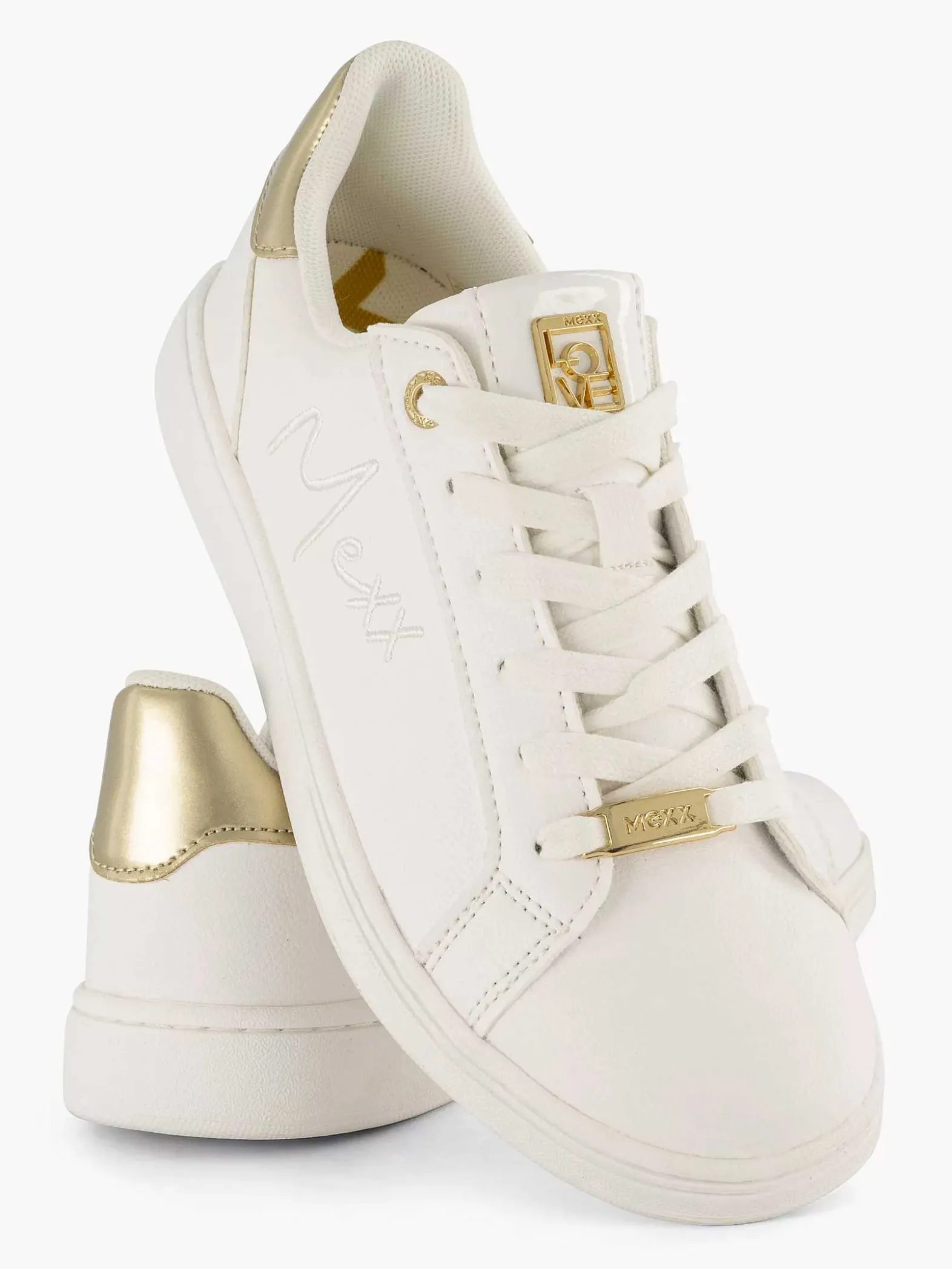MEXX Witte Kenzie-Dames Sneakers