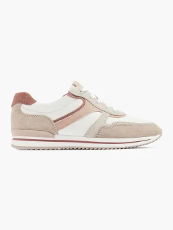 Medicus Witte Leren Comfort Sneaker-Dames Comfort Schoenen